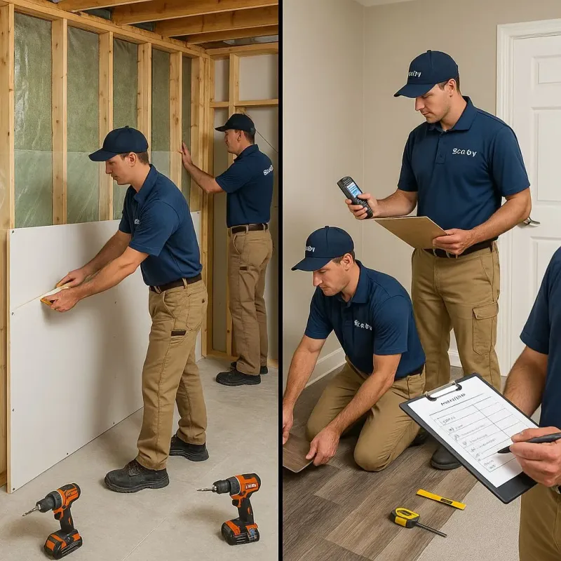 Repairs and Reconstruction process in Jamestown, NY